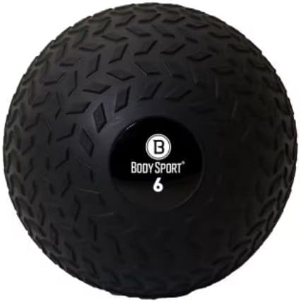 Body Sport Slam Ball with Tread Surface, Versatile, Workout Training, Strength Building, Improve Muscle Mass