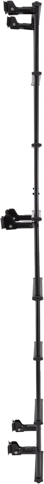 RecPro RV Toy Hauler Low Profile Universal 106.5" Collapsible Ladder with Hinges (Black)