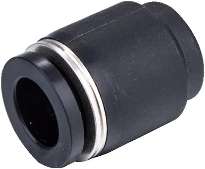 10PCS 1/4 Inch Tube OD Pneumatic Cap Plug Fitting, PPF-1/4 Plastic Push-in Connect Fitting