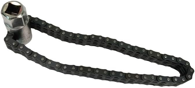 Automotive Oil Filter Chain Wrench Adjustable Oil Fuel Filter Chain Wrench Double Chain Sleeve Type Oil Filter Wrench Pipe Fittings Tools Spanner