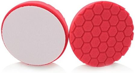 Chemical Guys BUFX_107_HEX6 Hex-Logic Ultra Light Finishing Pad, Red (6.5 Inch Fits 6 Inch Backing Plate), 1 Pad Included