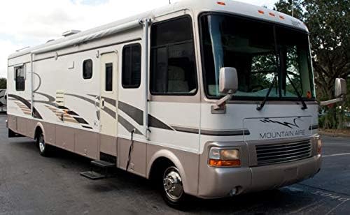 HEADLIGHTSDEPOT Chrome Housing Halogen Left and Right Headlights Pair Compatible With Newmar Mountain Aire 1998-1999