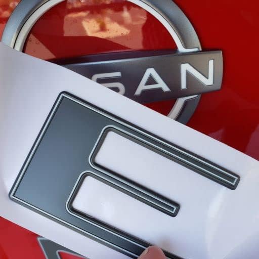 EyeCatcher Tailgate Letter Inserts Compatible with 2022-2025 Frontier Accessories (Carbon and White)