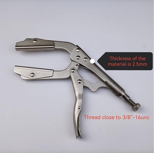 Heavy Duty Pinch Off Locking Pliers,Hose Clamping,Radiator pliers 10-1/2” (1-pack)