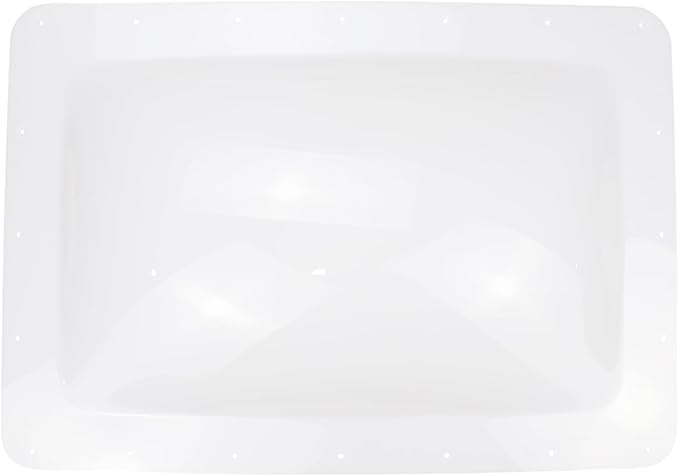 RV Skylight Replacement Cover 18”x26” Fitting 14" x 22" Rectangle UV Resistant Shatterroof for Camper Trailer Roof Skylight, Isolate Excess Heat, Universal Outer Dome