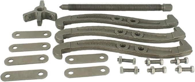 10" Gear Puller,3 Jaw Puller for Pulley Gear Bearing Flywheel Removal,2 Jaw / 3 Jaw Puller with Reversible Jaws, Bearing Puller Suitable for Automotive Repair and Industrial Maintenance (10in)