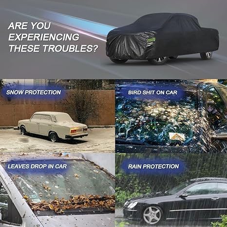 Waterproof Truck Cover Fit Honda Ridgeline from 2006 to 2024, 7 Layers Heavyduty Full Pickup Cover All Weather,Outdoor Sun UV Rain Dust Protection. (from US Warehouse, Arrive Within 3-7 Days)