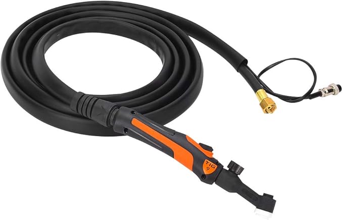 Tig Welding Torch Gun, Tig/Wp - 9vf 13.12ft 8mm ² Wire Diameter Quick Toggling Between On And Off Positions M16x1.5 Air Interface Ergonomic Welding Torch