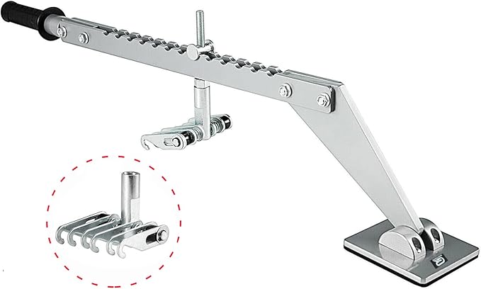 Car Dent Bar Puller Pull Lever Pulling Kit Removal Hammer Repair Auto Body Tool (Silvery)