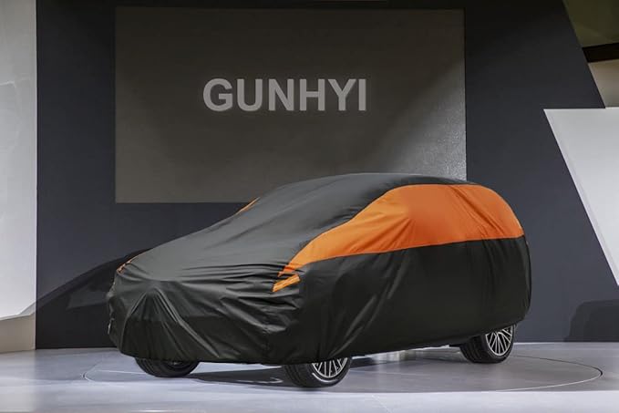 SUV Car Cover for Automobiles All Weather Waterproof, Universal Fit Toyota Highlander, Honda Pilot, Nissan Pathfinder/Murano, BMW X5/X6, Infiniti FX35 etc.