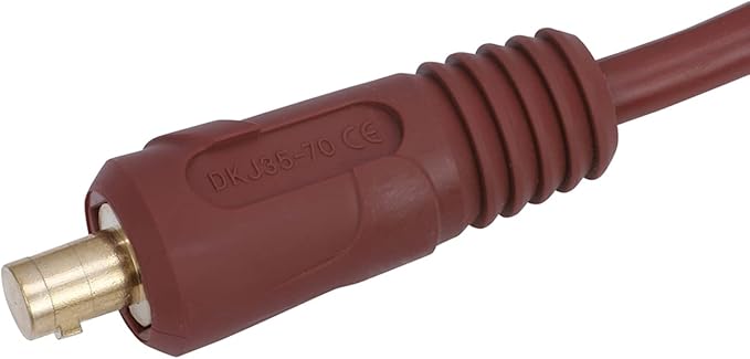 Amico EH15500, 15-Feet/2-Gauge Pure Copper Electrode Holder Assembly, 35-70mm Connector Dines, Rated Current is 500-Amps.