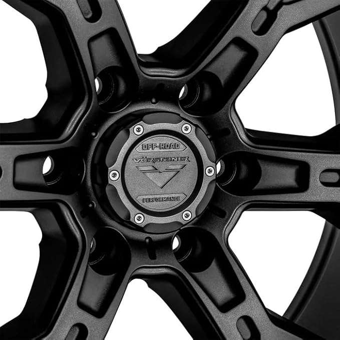 Vorsteiner Offroad VR-601BL 20x9 Coal Black Truck Wheel Set fits Ford F-150/F-150 Raptor/Bronco Raptor 2010+ (5 Wheels Included)