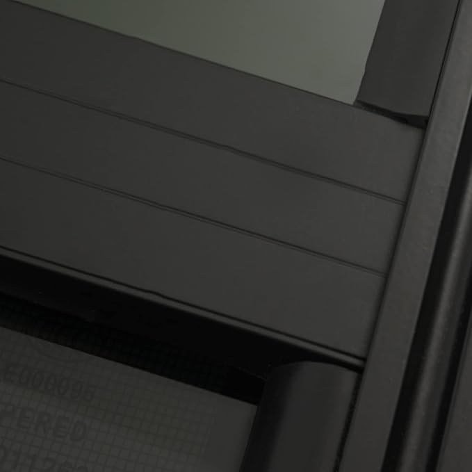 RV Window, Teardrop Trailer Window 14" W X 16" H Vertical Sliding RV Glass Replacement, Universal RV Window Camper Window Vertical Slid Round Corners RV Window Replacement with Trim