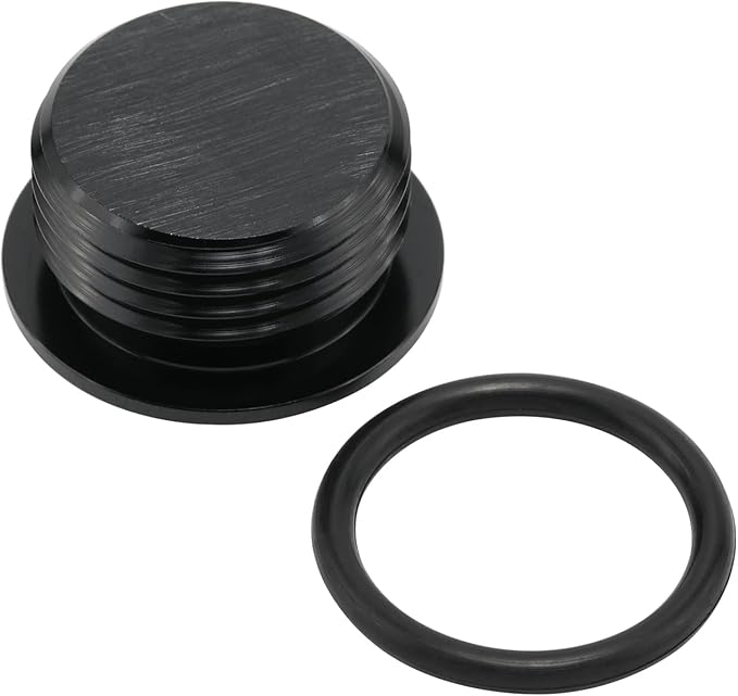 10AN 10 ORB O-ring Seal Boss Socket Port Plug Block Off Fitting Adapter Aluminum Black