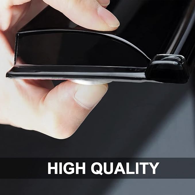 94251 Side Wind Vent Deflector Set,4pcs Out-Channel Tape-On Nice Rain Guards, Dark Smoke Window Visors fit for 2008-2016 Chrysler Town & Country,2008-2020 Dodge Grand Caravan