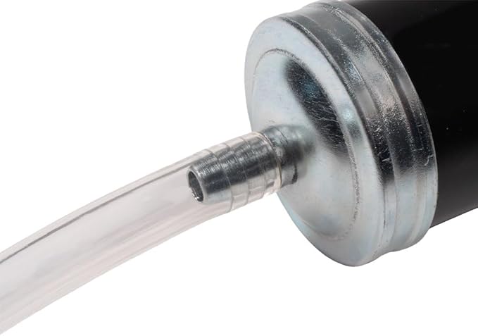 Mytee Products Automotive Fluid Extractor Pump Compatible with Non-Corrosive Fluids, Gear Oils, Lubricants, and Engine Oil - 16 Oz Suction Gun with 12" Vinyl Hose & Manual Oil Change Syringe