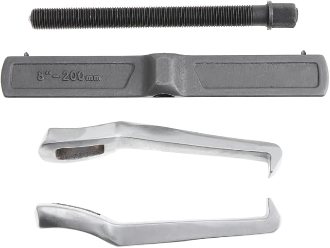 ChgImposs 8 Inch 2-Jaw Gear Puller, Adjustable Bearing Puller Gears, Reversible Removal Tool for External Internal Pulling, CR-V Two Claws Puller Tool for Removal of Pulleys Flywheels Bearings Gears