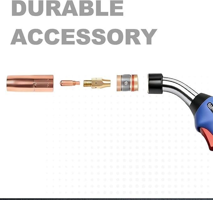 Heavy Duty Mig Gun 15ft Replacement for Miller Millermatic 200/210/211/212/250/251 Welder M25 with tips (tip .045)