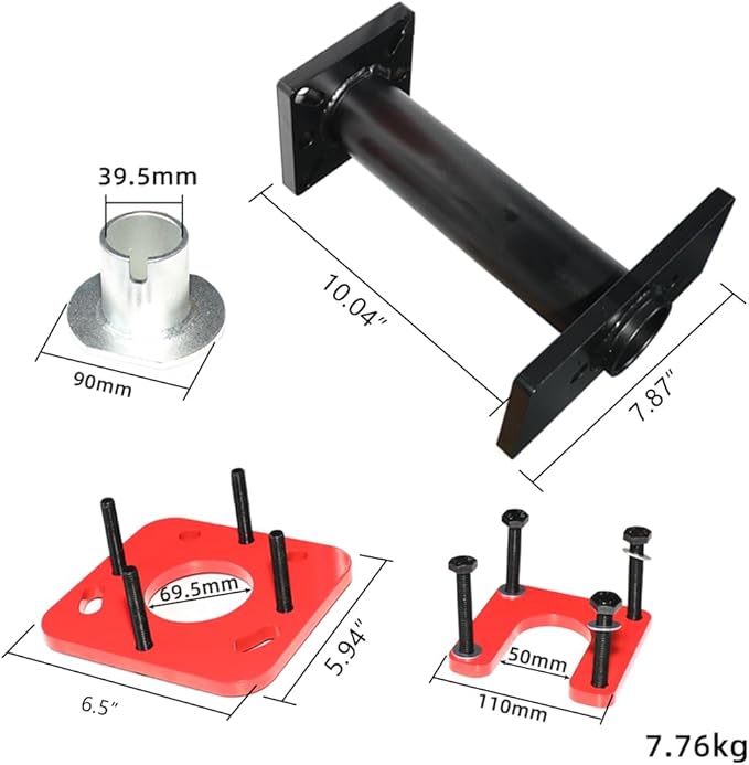 DPTOOL Rear Axle Bearing Puller Remove Install Tool Kit ABS Tone Ring Tool 40mm Bearing Driver with Adapter Plate for Toyota 4Runner Hilux Tacoma T100 Tundra
