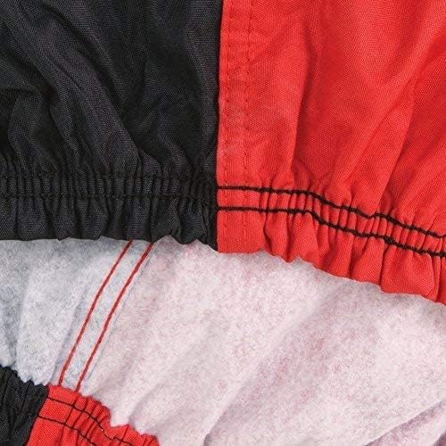 C7 Corvette Car Cover - Custom Fit Indoor/Outdoor UV & Rain Protection - Ultraguard Plus 300 Denier High End Fit for 2014-2019 Stingray, Z51, Z06, Grand Sport Corvettes (Red/Black)