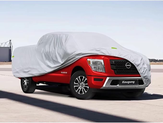 Truck Car Cover Waterproof Custom Fit Nissan Titan 2004-2024 (Access Cab/Double), Full Pickup Cover Outdoor Sun UV Rain Dust Protection.