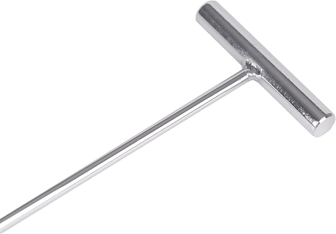 5th Wheel Pin Puller, 36" Length, Chrome Plated Heavy Duty 5th Wheel Puller Hook, w/Double Hook, 1 Pack