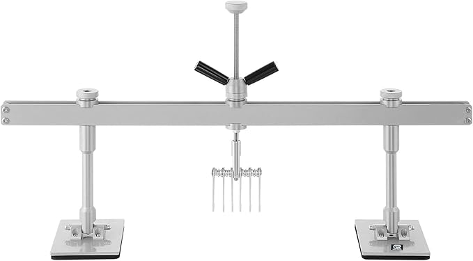 Car Dent Bar Hand Puller Pull Lever Pulling Kit Removal Hammer Repair Auto Body Tool (Silvery)