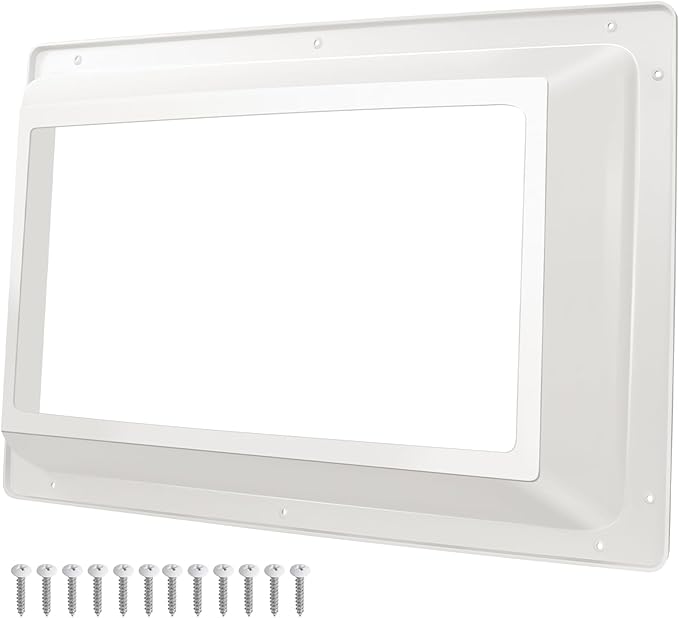 XMK RV Skylight Inner Dome, 14" x 22" x 4" RV Skylight Replacement Inner Dome with Clear Window for RV's Campers Food Trucks Shower Roof Opening, Include Screws