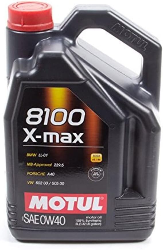 Motul MTL104533 8101 0w40 X-Max Motor Oil, 5 l, 1 Pack