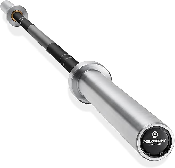 Philosophy Gym Olympic Barbell - Weightlifting & Powerlifting 2" Bar