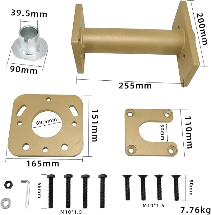 Rear Axle Bearing Puller Remove Install Tool Kit ABS Tone Ring Tool 40mm Bearing Driver with Adapter Plate Compatible with Toyota 4Runner Hilux Tacoma T100 Tundra NOT for Prado Land-Cruiser FJ Cruiser