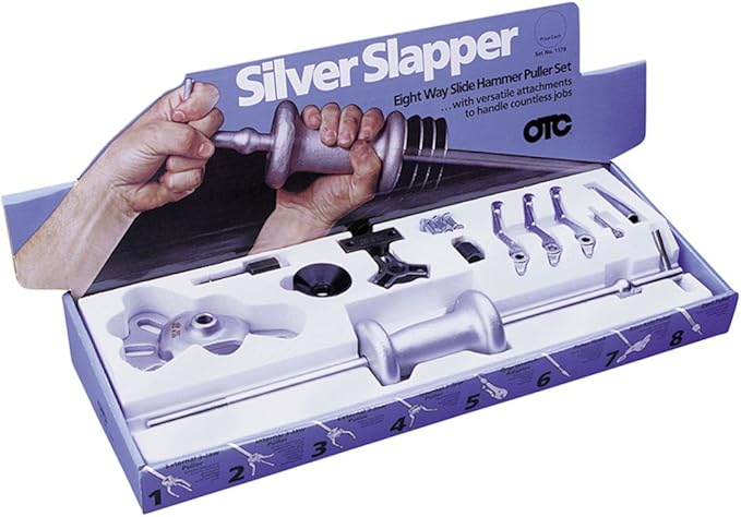 OTC (1179) Silver Slapper 8-Way Slide Hammer Puller Set