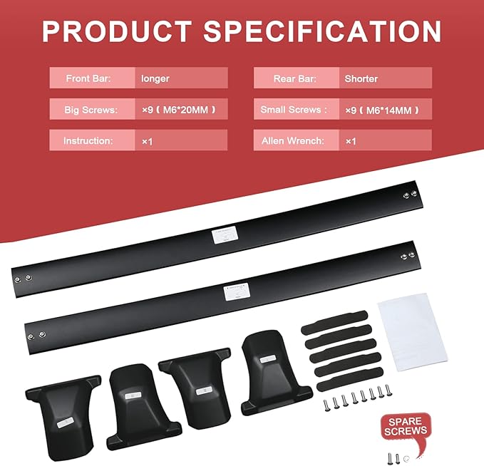 KINGGERI 260lbs Roof Racks Cross Bars Fit for Honda Pilot 2016-2022 with Flushed Side Rails,All Aluminum Heavy Duty Roof Rails Crossbars for Rooftop Cargo Basket Carrier Bag Luggage Rails Kayak