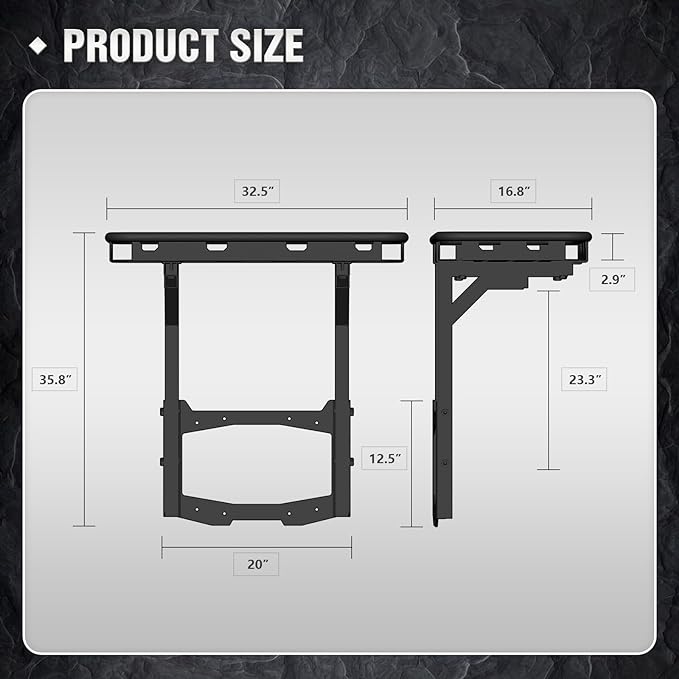 for Wrangler JL Spare Tire Cargo Rack Rear Luggage Basket on OE Tailgate Compatible with 2018 2019 2020 2021 2022 2023 2024 Jeep Wrangler JL & JLU 2/4 Doors, Cargo Storage Carrier Holder Stand