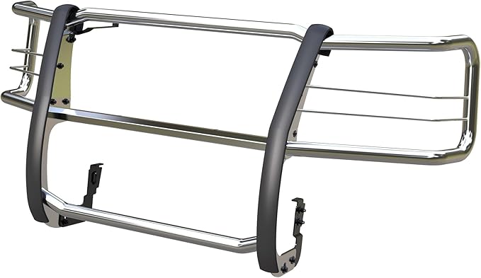 Black Horse Grille Guard Modular Stainless Steel Compatible with 2003-2025 Chevrolet Express-17GV02MSS