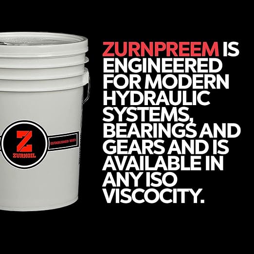 Zurnpreem 95A Premium AW 220 Hydraulic Fluid, 5 Gallons