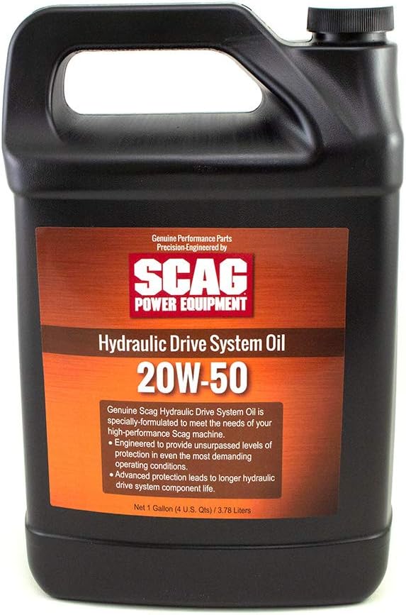 SCAG Genuine OEM 20W-50 Hydro System Hydraulic Oil - 1 Gallon 486254