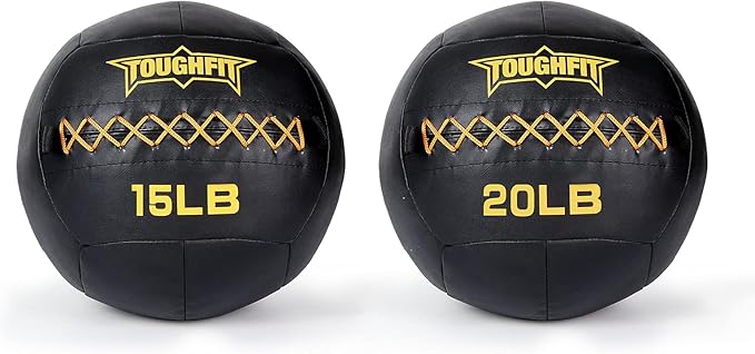 Soft Wall Ball - Medicine Ball Set for Cardio Fitness Exercise - Weighted Med Ball for Strength and Conditioning Exercises, Cross Training Lunge, and Partner Toss