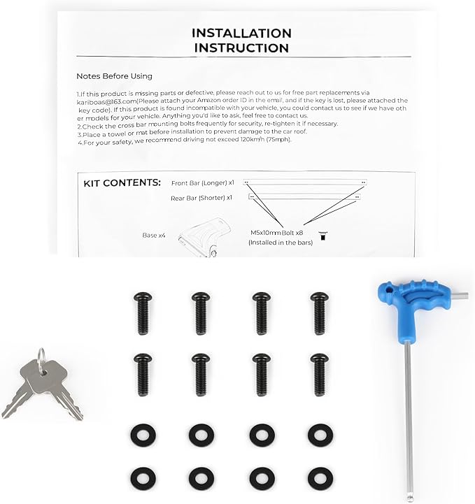 Roof Rack Cross Bars Compatible with Jeep Compass 2018-2025 (Only Fit Factory Flushed Side Rails), Adjustable Aluminum 300 LBS Anti-Theft Lock Cargo Carrier Rooftop Crossbar for Bike,Snowboard,Luggage