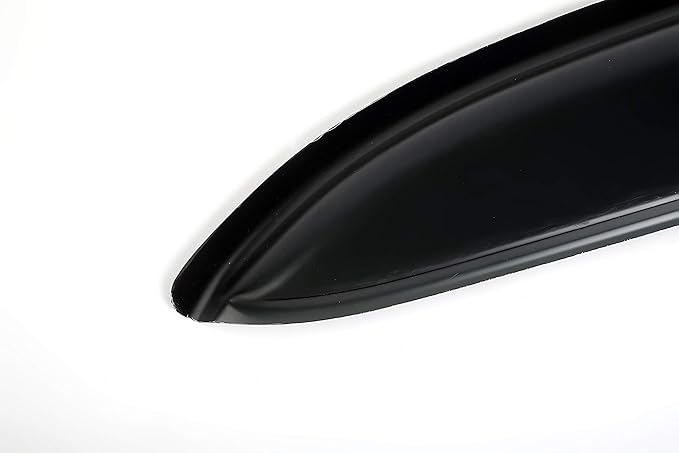 Side Window Wind Deflector fit for 2003-2009 Toyota 4Runner N210, 4pcs Out-Channel Tape-On Nice Rain Guards Set, Dark Smoke Window Visor 94924