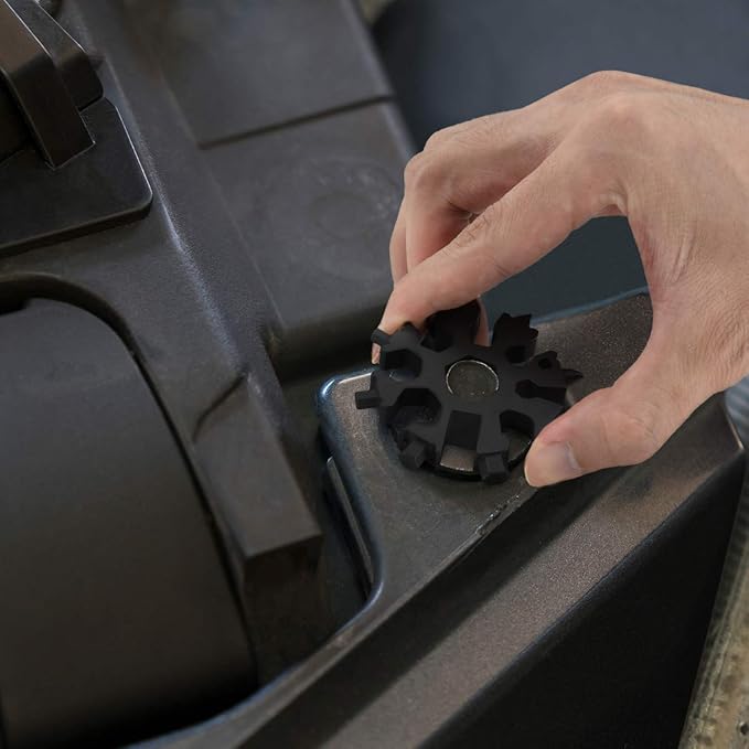 Stocking Stuffers Gifts for Men 18-in-1 Snowflake Multitool, Christmas Birthday Gifts for Men Dad Husband Him Grandpa, White Elephant Gifts for Dad Who Have Everything, Cool Gadgets Tools