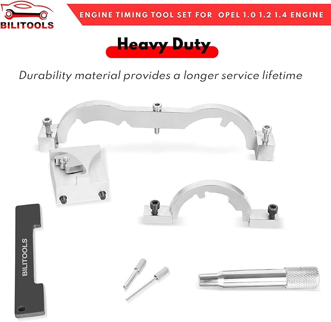BILITOOLS 1.0 1.2 1.4 L Turbo Engine Timing Tool Kit Compatible with GM Chevrolet Chevy Cruze Opel Vauxhall Camshaft Alignment Holding Locking Tool Set
