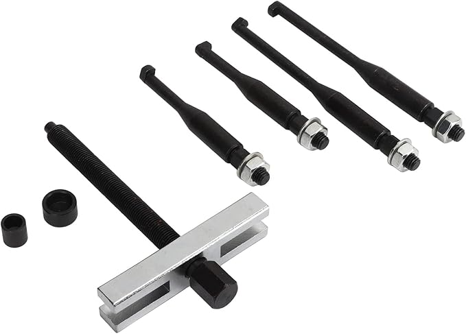 Steering Wheel Puller Set, Steering Wheel Puller Heat Treated Anodized Carbon Steel Strong Strength Universal for Car