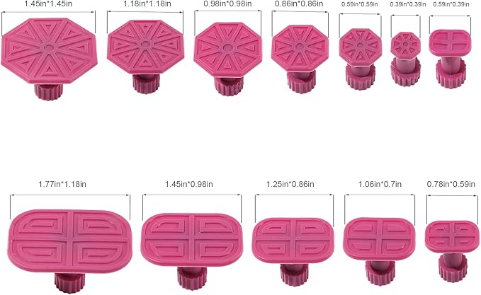 126pcs Car Body Dent Removal Pulling Tabs,Dent Puller Tabs,Paintless Repair Tool,Glue Tabs for Automobile Dent Repair Hail Damage Removal Tools