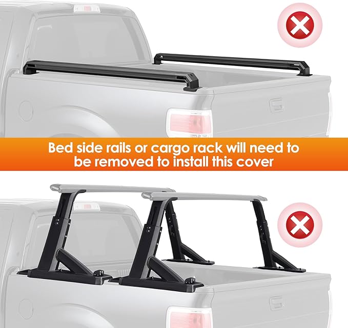 Nilight Soft Roll-Up Tonneau Cover Compatible with Toyota Tundra 2007 2008 2009 2010 2011 2012 2013 2014 2015 2016 2017 2018 2019 2020 2021– 5.5ft Truck Bed Cover