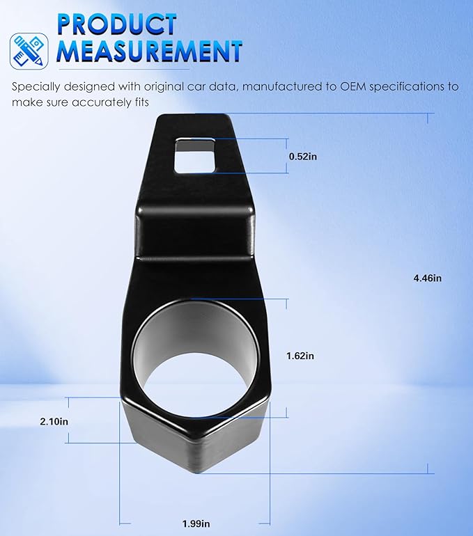 Yoursme 50mm Crankshaft Crank Pulley Wrench Holder Tool Removal Holding Spanner for Honda and Acura Engines