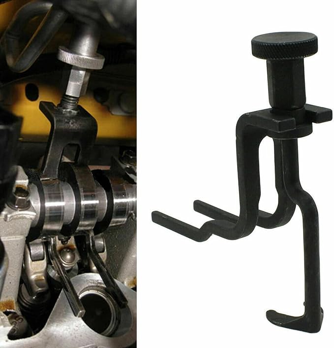 Valve Spring Compressor Tool For Ford 4.6L 5.4L 6.8L 3V Engines - Service Camshafts, Valve Springs, Valve Seals, Retainers, Rocker Arm Remover, Similar to OTC 6684