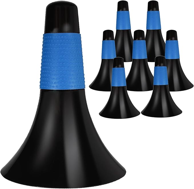 8 Pcs Sport Cones for Drills,9 Inch Agility Training Cones Sports with Carry Bag, Basketball Training Cones for Soccer Football Basketball Speed Grab Drills and Training