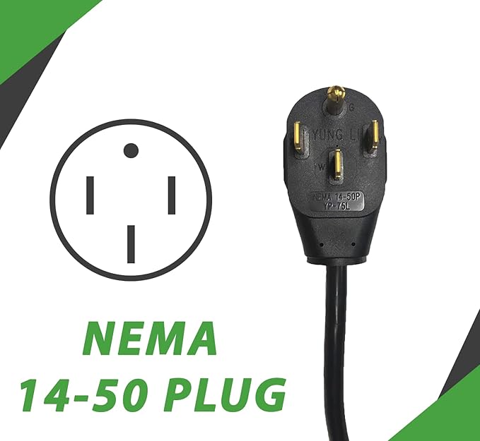 32Amp & 40Amp Primecom Level 2, Electric Vehicle (EV) Charger, (240V, 32A/40A), NEMA 14-50 Electric Car Charger, 30 feet, 40 feet, and 50 Feet Lengths for TESLA Level2 EV Charger (50, 32Amp) for Tesla