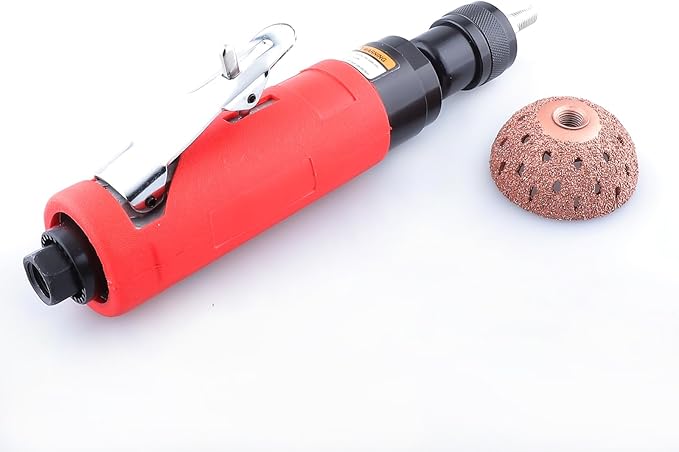 Tire Repair Tool, Tire Patch Kit Heavy Duty 2500rpm Low Speed Air Tire Buffer Tool Polishing Kit Truck Pneumatic Tire Grinder